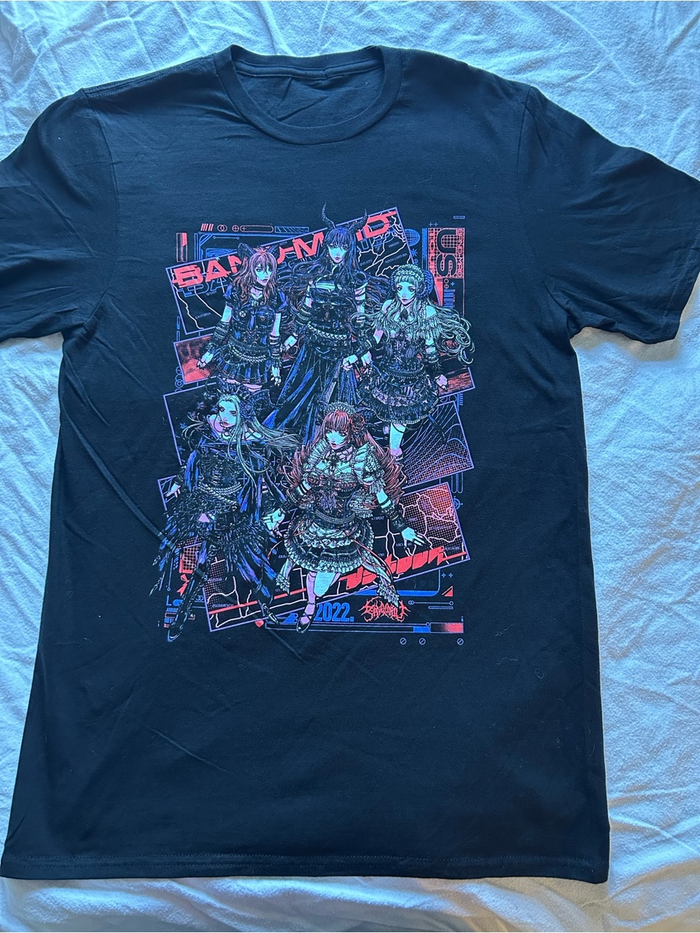 BAND-MAID 2022 US Tour T-Shirt Isana Kagami Anime Art - Size Medium